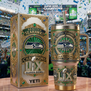 Seattle Seahawks Super Bowl LX Champions Tumbler