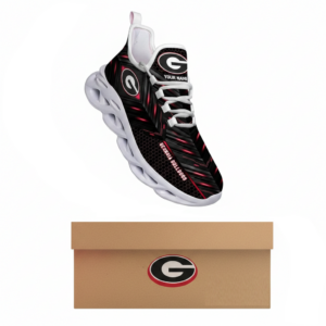 Georgia Bulldogs Custom Name Clunky Unique Air Max Shoes Air Cushion Sneakers