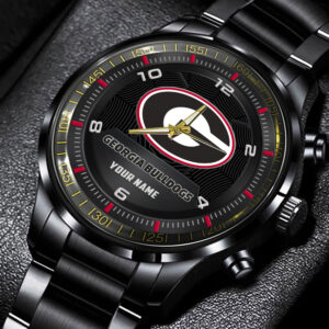 Georgia Bulldogs Steel Watch