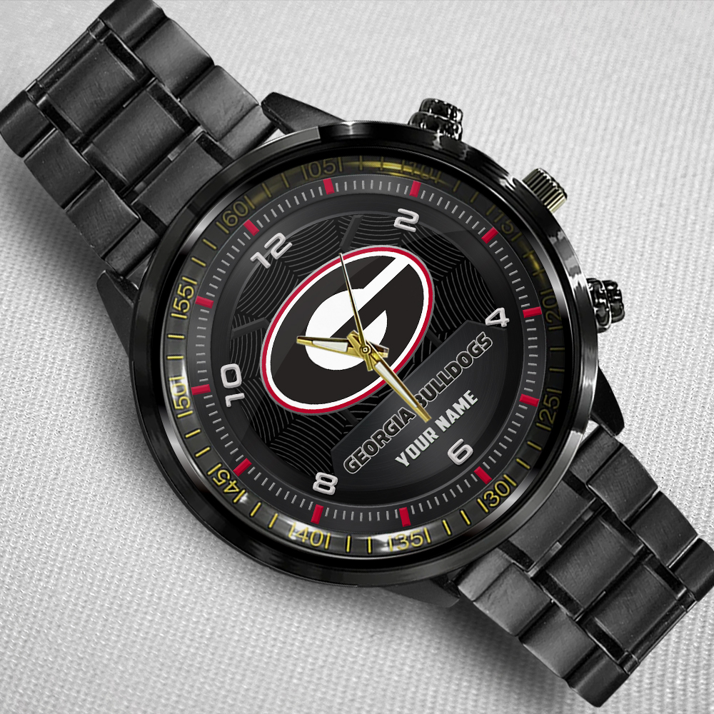 Georgia Bulldogs Steel Watch 2 Georgia Bulldogs Steel Watch - Image 2