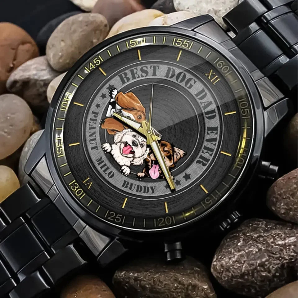 Personalized Best Dog Dad Ever Dog Lovers Gift Watch 4 Personalized Best Dog Dad Ever Dog Lovers Gift Watch