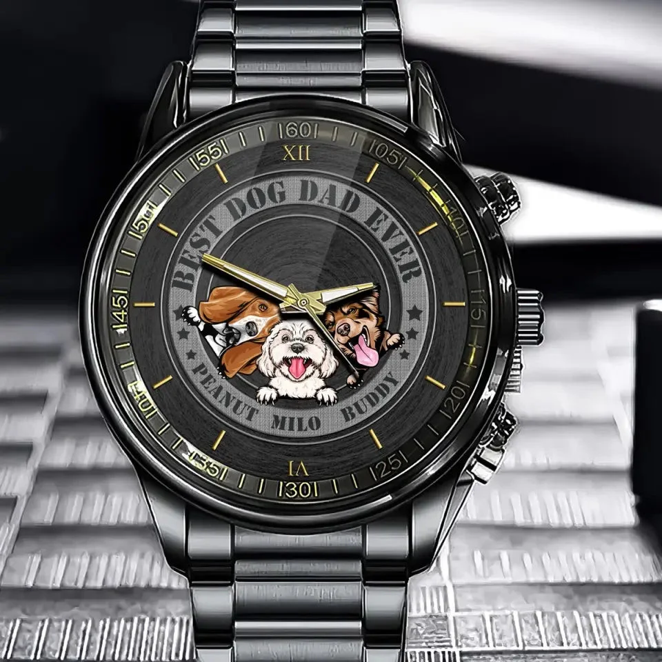 Personalized Best Dog Dad Ever Dog Lovers Gift Watch 5 Personalized Best Dog Dad Ever Dog Lovers Gift Watch