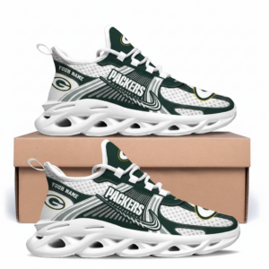 Green Bay Packers Custom Name Clunky Sneaker Max Soul Shoes