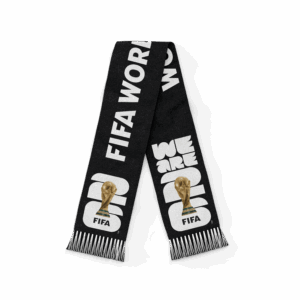 Global Soccer Event 2026 Black and White Scarf