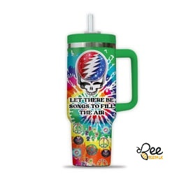 Unisex Just Be Kind Let There Be Songs To Fill The Air Grateful Dead Graphic Tumbler for Fans