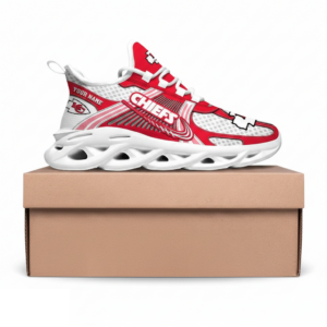 Kansas City Chiefs Custom Name Clunky Sneaker Max Soul Shoes