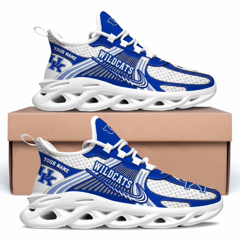 Kentucky Wildcats Custom Name Clunky Sneaker Max Soul Shoes 1 Kentucky Wildcats Custom Name Clunky Sneaker Max Soul Shoes