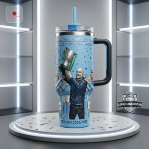 Manchester City FC Carabao Cup Champions 2025/2026 Handled Tumbler