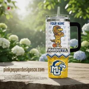 Marquette Golden Eagles Personalized NCAA Basketball 40oz Tumbler