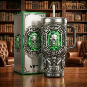 Megadeth Rust In Peace Graphic Tumbler for Music Fans