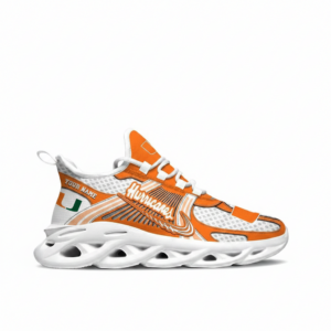 Miami Hurricanes Personalized Clunky Sneaker Max Soul Shoes