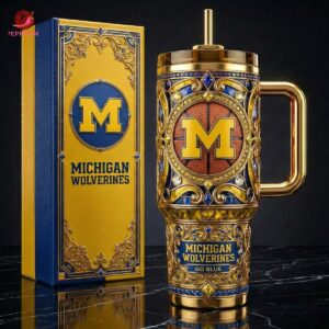 Michigan Wolverines Basketball Go Blue 2026 Tumbler