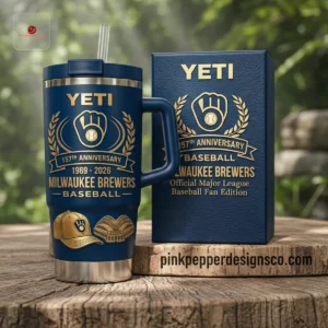 Milwaukee Brewers 157th Anniversary Handled Tumbler