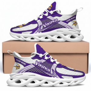 Minnesota Vikings Personalized Clunky Sneaker Max Soul Shoes