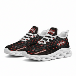 Mississippi State Bulldogs Custom Name Clunky Unique Air Max Shoes Air Cushion Sneakers