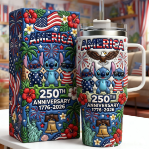 Sti Celebrate 250 Years Of America's Freedom Personalized Tumbler
