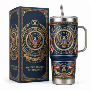 America 250 Years of Freedom Personalized Tumbler