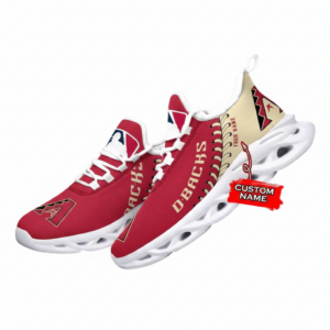 Major League Baseball Arizona Diamondbacks Unique Design Custom Name Air Max Shoes Air Cushion Sneakers