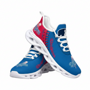 Major League Baseball Los Angeles Dodgers Unique Design Custom Name Air Max Shoes Air Cushion Sneakers