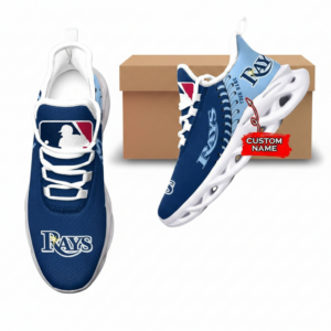 Major League Baseball St Tampa Bay Rays Unique Design Custom Name Air Max Shoes Air Cushion Sneakers