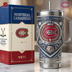 Montreal Canadiens Est 1909 117th Anniversary Tumbler