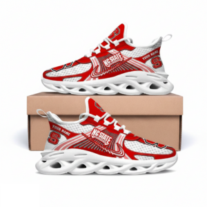 NC State Wolfpack Personalized Clunky Sneaker Max Soul Shoes
