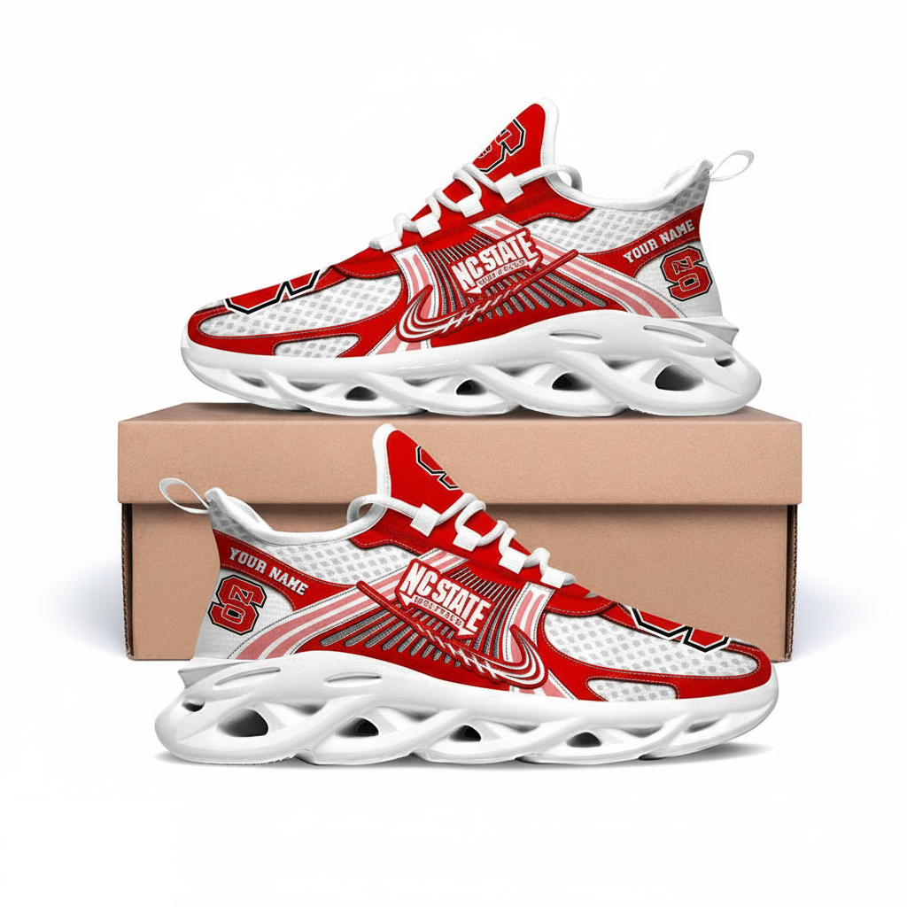 NC State Wolfpack Personalized Clunky Sneaker Max Soul Shoes 1 NC State Wolfpack Personalized Clunky Sneaker Max Soul Shoes