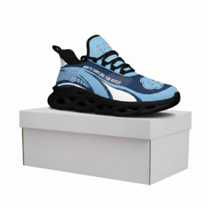 NCAA Carolina Tar Heels Football Clunky Unique Air Max Shoes Air Cushion Sneakers