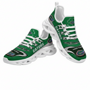 NCAA Custom Name Florida Gators Saint Patrick'S Day Unique Air Max Shoes Air Cushion Sneakers
