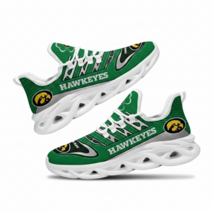 NCAA Custom Name Iowa Hawkeyes Saint Patrick'S Day Unique Air Max Shoes Air Cushion Sneakers