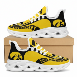 NCAA Custom Name Iowa Hawkeyes Sneaker Unique Air Max Shoes Air Cushion Sneakers
