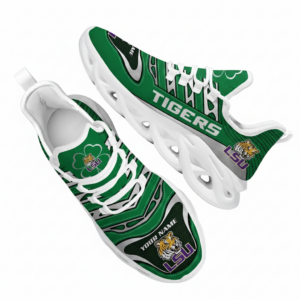 NCAA Custom Name Lsu Tigers Saint Patrick'S Day Unique Air Max Shoes Air Cushion Sneakers