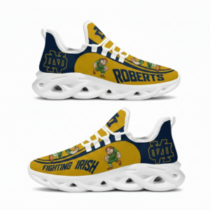 NCAA Custom Name Notre Dame Fighting Irish Sneaker Unique Air Max Shoes Air Cushion Sneakers