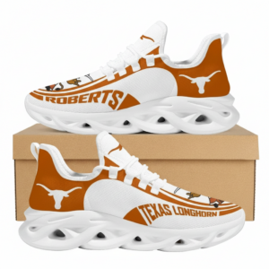 NCAA Custom Name Texas Longhorns Sneaker Unique Air Max Shoes Air Cushion Sneakers