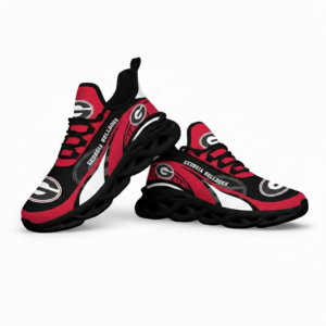 NCAA Georgia Bulldogs Football Clunky Unique Air Max Shoes Air Cushion Sneakers