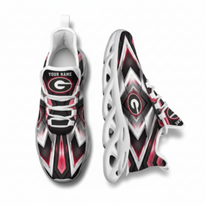 NCAA Georgia Bulldogs Football Team Custom Name Clunky Unique Air Max Shoes Air Cushion Sneakers