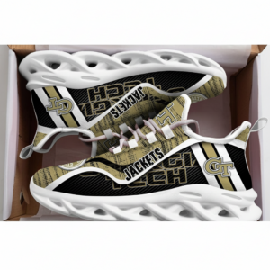 NCAA Georgia Tech Yellow Jackets Air Max Shoes Air Cushion Sneakers