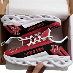 NCAA Houston Cougars Unique Air Max Shoes Air Cushion Sneakers
