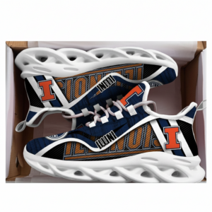 NCAA Illinois Fighting Illini Air Max Shoes Air Cushion Sneakers