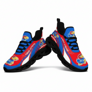 NCAA Kansas Jayhawks Football Clunky Unique Air Max Shoes Air Cushion Sneakers