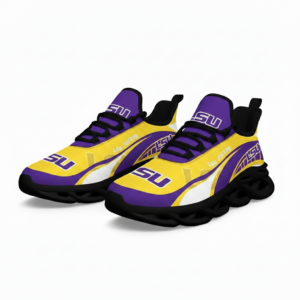 NCAA Lsu Tigers And Lady Tigers Football Clunky Unique Air Max Shoes Air Cushion Sneakers