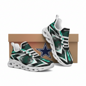 NCAA Michigan State Spartans Football Team Custom Name Clunky Unique Air Max Shoes Air Cushion Sneakers