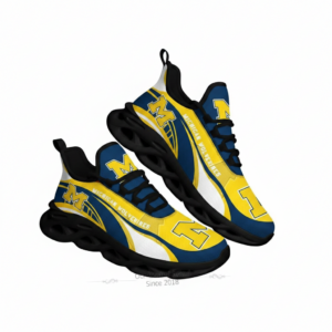 NCAA Michigan Wolverines Football Clunky Unique Air Max Shoes Air Cushion Sneakers