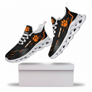 NCAA Ncaa Clemson Tigers Custom Name Clunky Unique Air Max Shoes Air Cushion Sneakers