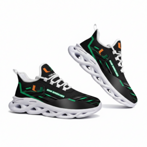 NCAA Ncaa Miami Hurricanes Custom Name Clunky Unique Air Max Shoes Air Cushion Sneakers