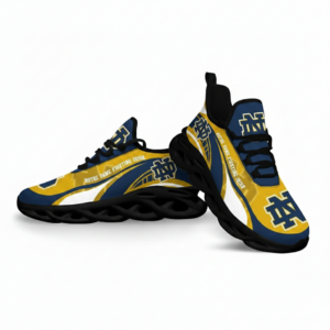 NCAA Notre Dame Fighting Irish Football Clunky Unique Air Max Shoes Air Cushion Sneakers