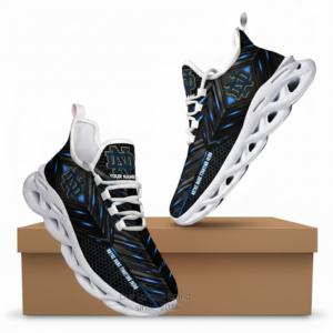 NCAA Notre Dame Fighting Irish Ncaa Custom Name Clunky Unique Air Max Shoes Air Cushion Sneakers