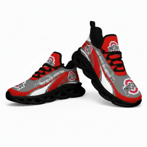NCAA Ohio State Buckeyes Football Clunky Unique Air Max Shoes Air Cushion Sneakers