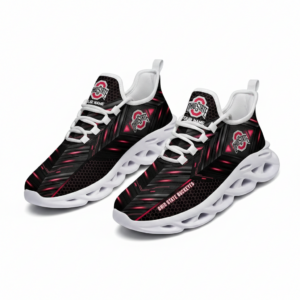 NCAA Ohio State Buckeyes Ncaa Custom Name Clunky Unique Air Max Shoes Air Cushion Sneakers