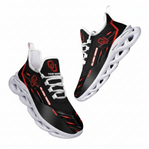 NCAA Oklahoma Sooners Custom Name Clunky Unique Air Max Shoes Air Cushion Sneakers